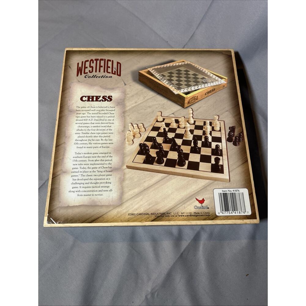 Westfield Collection Chess & Checker Set - Picture 8 of 9